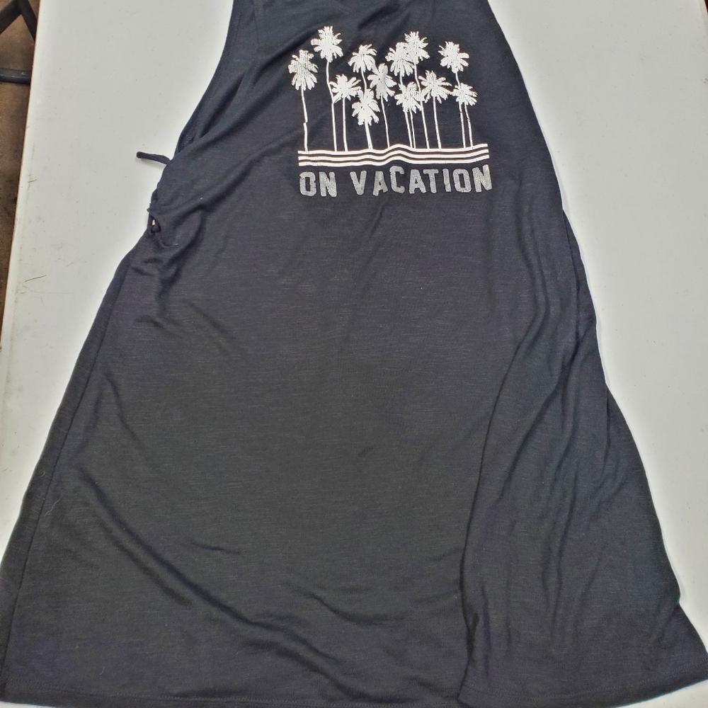 Swimsuit cover up dress.